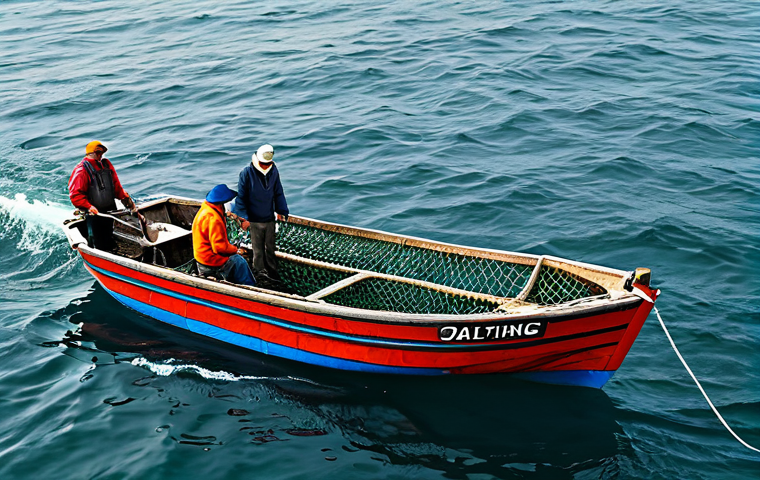 해양 기술 연구 보고서 - Ocean Monitoring**

"A research vessel in the open ocean, deploying underwater sensors, fully clothe...