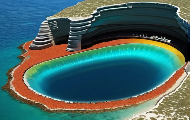 파력 발전 기술 - **Prompt for Floating Wave Energy Converter:**
"A wide, cinematic shot of a calm but powerful oc... 파력 발전 기술 - **Prompt for Floating Wave Energy Converter:**
"A wide, cinematic shot of a calm but powerful oc...